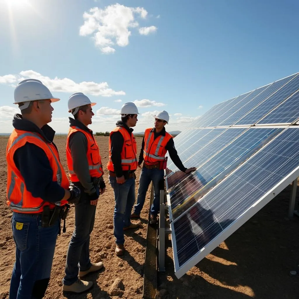 Capacitación técnicos instalación solar